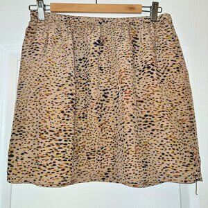 Broadway & Broome 100% silk mini Pull-on skirt size M lined
